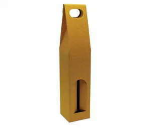 Weinkiste 2 Flaschen schwarz