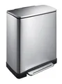 Abfalleimer "Eko", Fußpedal, Edelstahl, matt, 46l, VEPA BINS