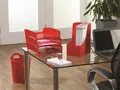 Abfalleimer "Green2Desk", rot, Kunststoff, FELLOWES