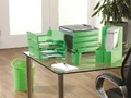 Abfalleimer "Green2Desk", grün, Kunststoff, FELLOWES