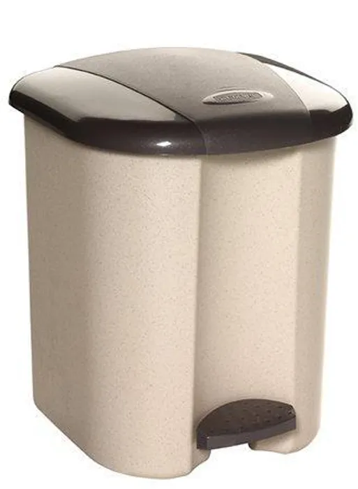 Hauptbild des Produkts Odpadkový koš, hnědá/béžová, pedálový, plastový, 15 l, CURVER