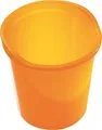 Mülleimer, orange, durchsichtig, 13l, HELIT
