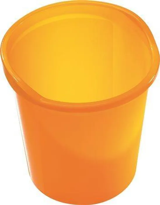 Hauptbild des Produkts Odpadkový koš, oranžový, průsvitný, 13l, HELIT