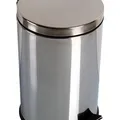 Weiteres Produktbild Abfalleimer, Pedal, Metall, 5 l, Chrom