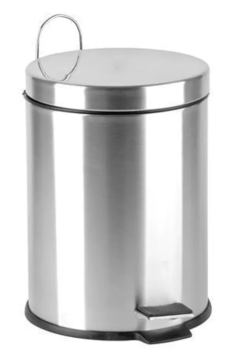 Hauptbild des Produkts Odpadkový koš, pedálový, kovový, 5 l, chromovaný