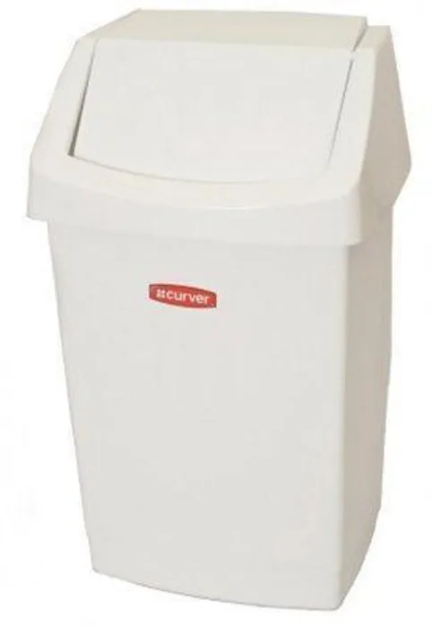Hauptbild des Produkts Odpadkový koš, s výklopným víkem, 25 l, CURVER "Click-it" bílý
