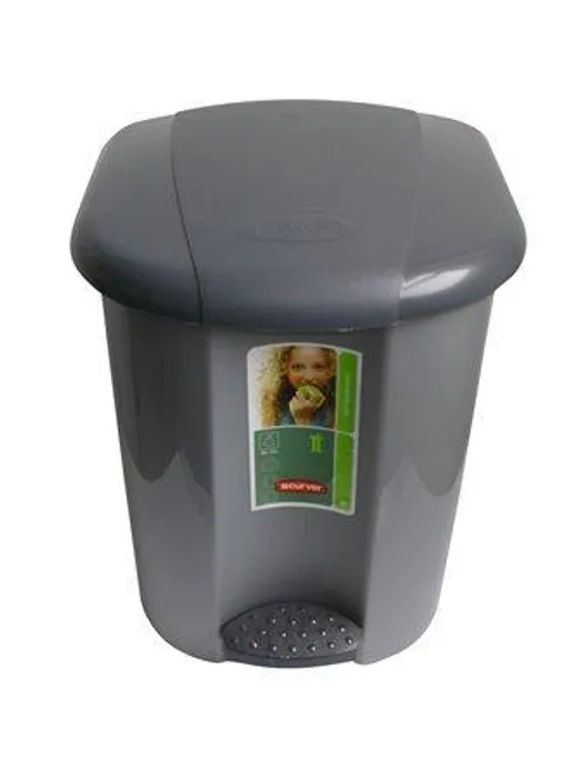 Hauptbild des Produkts Odpadkový koš, šedá, pedálový, plastový, 15 l, CURVER