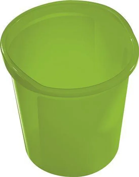 Hauptbild des Produkts Odpadkový koš, zelený, průsvitný, 13l, HELIT