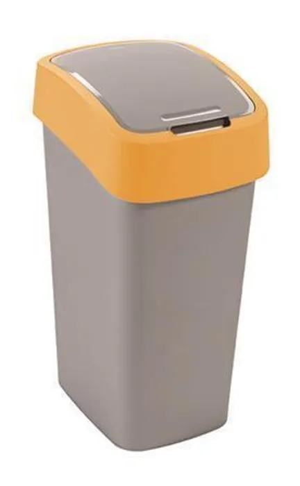 Hauptbild des Produkts Odpadkový koš, žlutá/šedá, na tříděný odpad, 50 l, CURVER