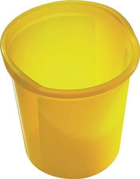 Hauptbild des Produkts Odpadkový koš, žlutý, průsvitný, 13l, HELIT