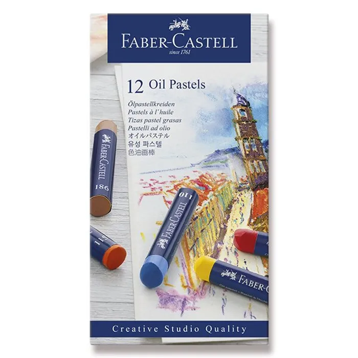 Hauptbild des Produkts Olejové pastely Faber-Castell 127012 12 barev