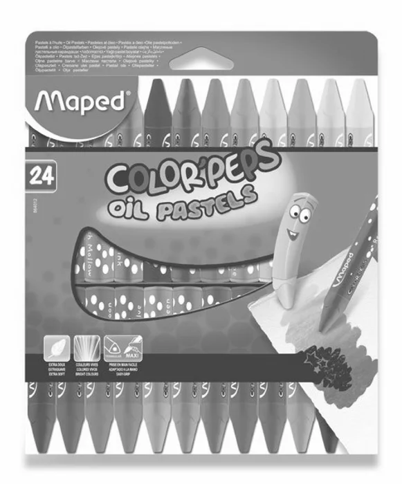 Hauptbild des Produkts Olejové pastely Maped Color'Peps Oil Pastels 24 barev