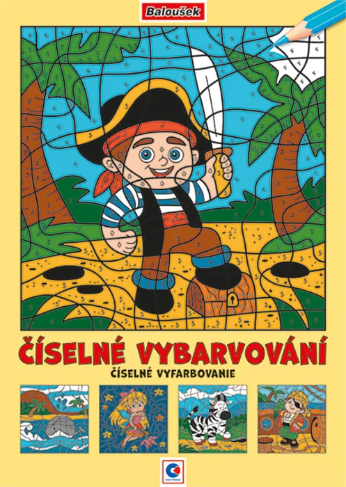 Hauptbild des Produkts Omalovánka A4 - Číselné vybarvování