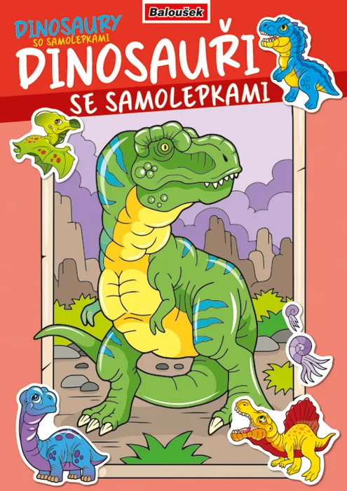 Hauptbild des Produkts Omalovánka - A4 - se samolepkami - Dinosauři