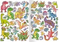 Malbuch - A4 - mit Aufklebern - Dinosaurier