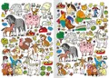 Weiteres Produktbild Malbuch - A4 - mit Aufklebern - Nutztiere