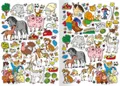 Weiteres Produktbild Malbuch - A4 - mit Aufklebern - Nutztiere