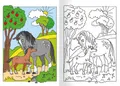 Weiteres Produktbild Malbuch - A4 - mit Aufklebern - Nutztiere