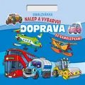 Malbuch Kleben und ausmalen! Transport