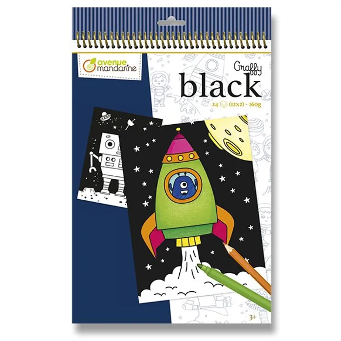 Hauptbild des Produkts Omalovánky Avenue Mandarine Graffy Black Vesmír