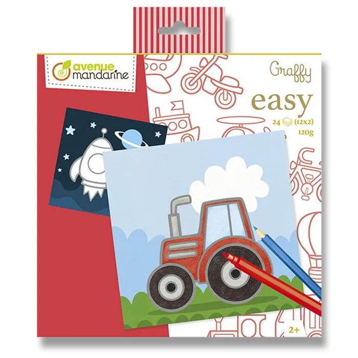 Hauptbild des Produkts Omalovánky Avenue Mandarine Graffy Easy Dopravní prostředky