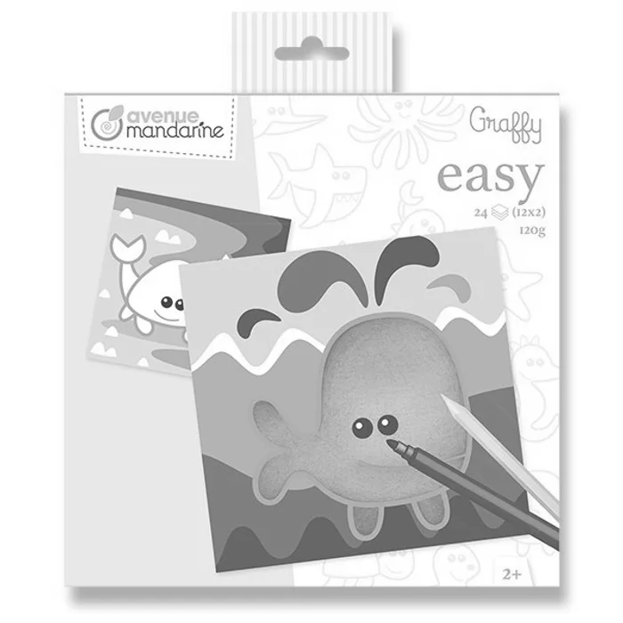 Hauptbild des Produkts Omalovánky Avenue Mandarine Graffy Easy Mořská zvířátka