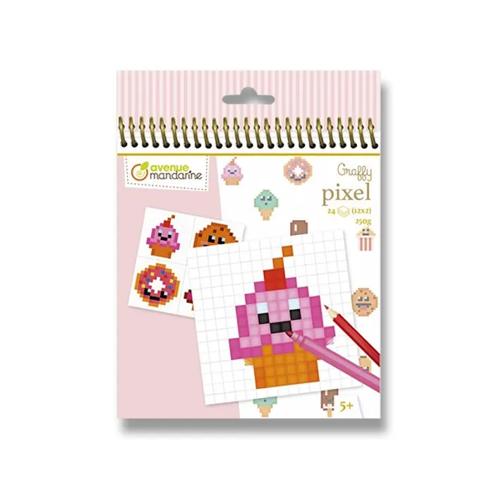 Hauptbild des Produkts Omalovánky Avenue Mandarine Graffy Pixel Kawai sladkosti