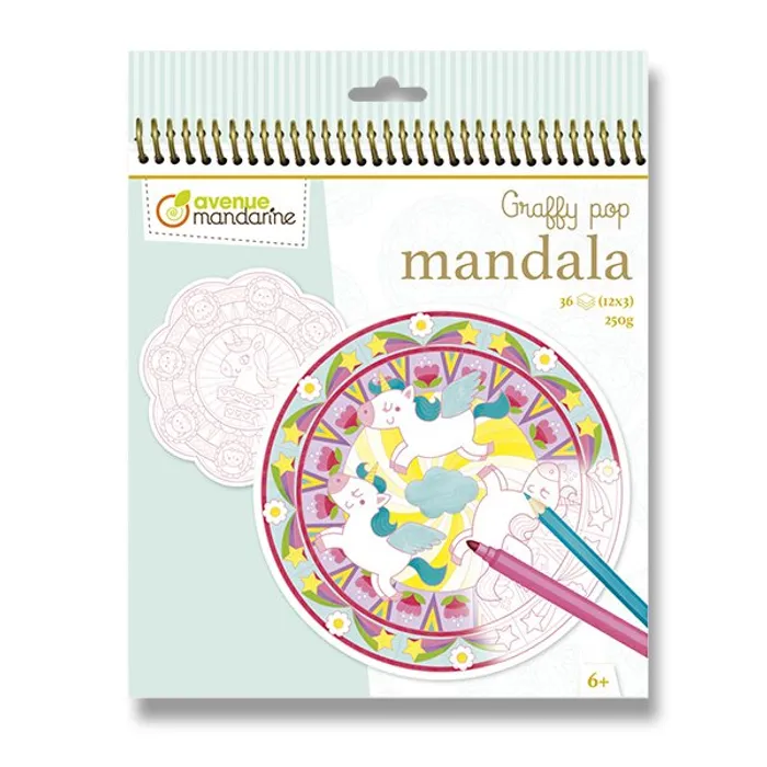 Hauptbild des Produkts Omalovánky Avenue Mandarine Graffy Pop Mandala Kouzla