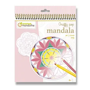 Avenue Mandarine Graffy Pop Mandala Malvorlagen für Mädchen