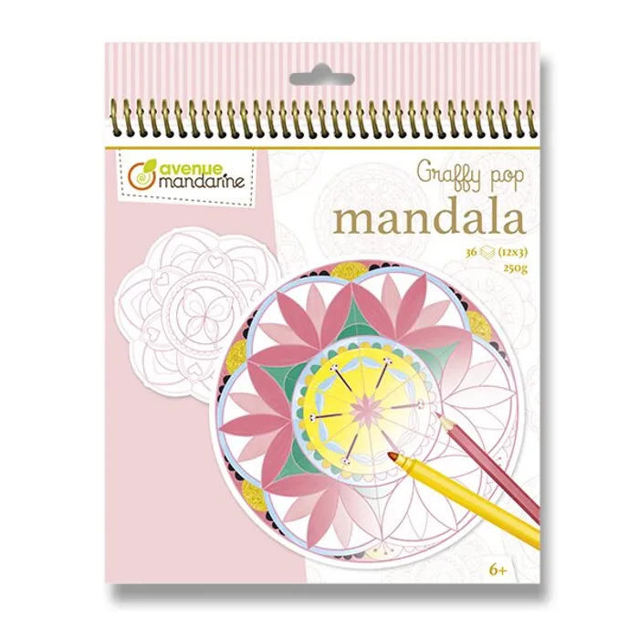 Hauptbild des Produkts Omalovánky Avenue Mandarine Graffy Pop Mandala pro holky
