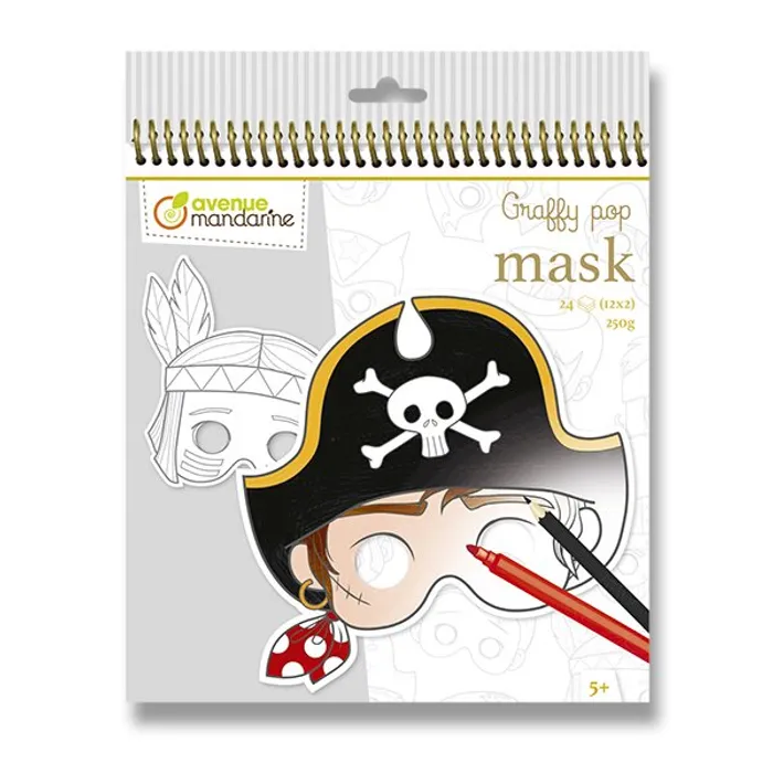 Hauptbild des Produkts Omalovánky Avenue Mandarine Graffy Pop Mask pro kluky