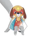 Weiteres Produktbild Avenue Mandarine Graffy Puppet Animal Superhelden Malvorlagen