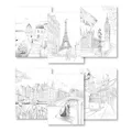 Weiteres Produktbild Clairefontaine Odelia Cities Malvorlagen A4, 20 Blatt