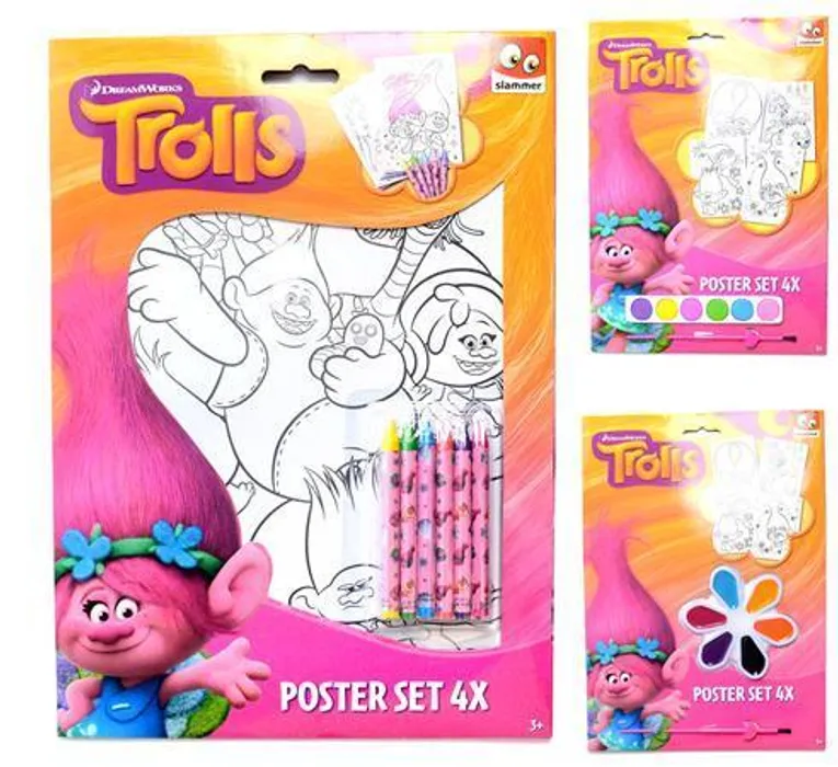 Hauptbild des Produkts Omalovánky "Trolls", sada, CANENCO