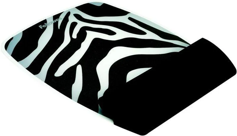 Hauptbild des Produkts Opěrka zápěstí, vzor zebra, silikon, FELLOWES