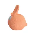 Oranger Kugelhase mit Sound 5 cm, Latex, HipHop