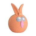 Oranger Kugelhase mit Sound 5 cm, Latex, HipHop