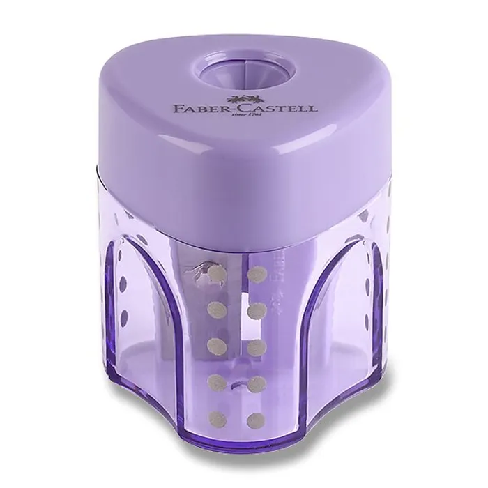 Hauptbild des Produkts Ořezávátko Faber-Castell Grip Auto Mini - s odpadní nádobkou 1 otvor, mix barev
