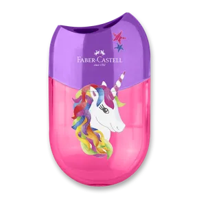Ořezávátko Faber-Castell Unicorn 2 otvory, s odpadní nádobkou
