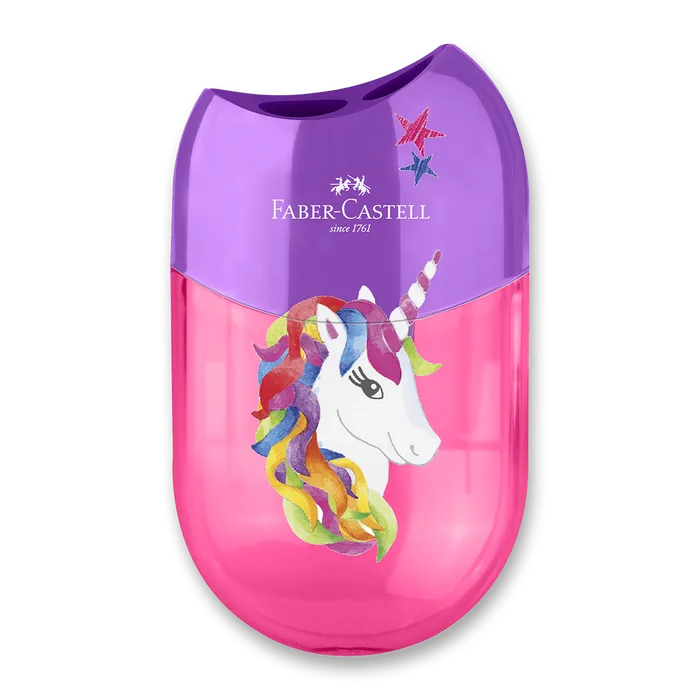 Hauptbild des Produkts Ořezávátko Faber-Castell Unicorn 2 otvory, s odpadní nádobkou