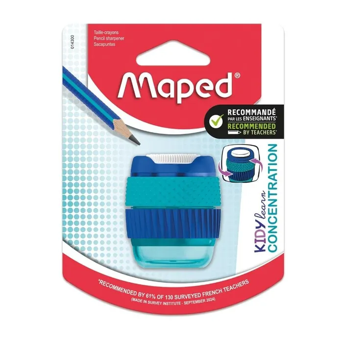Hauptbild des Produkts Ořezávátko Maped Kidy Learn Concentration 1 otvor, s odpadní nádobkou, blistr