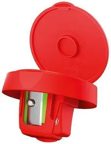 Spitzer mit Magazin STABILO woody 3 in 1 – für extra starke Buntstifte – rot