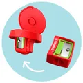 Weiteres Produktbild Spitzer mit Magazin STABILO woody 3 in 1 – für extra starke Buntstifte – rot