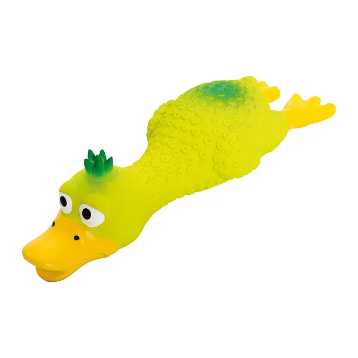Hauptbild des Produkts Oškubaná kachna s čupřinou, ležící, se zvukem, 18 cm, zelená, HipHop