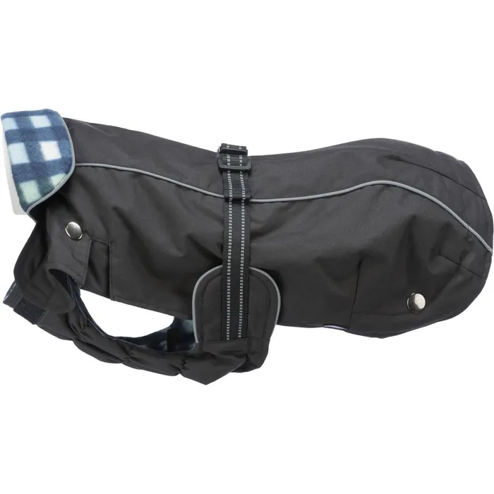 Hauptbild des Produkts Outdoorový kabátek ROUEN 2v1, střih buldok, černá/modrá M:52cm, hruď:54-84cm, krk:54-66cm