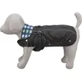 Outdoorjacke ROUEN 2in1, Bulldoggenschnitt, schwarz/blau XS: 30cm, Brustumfang: 36-58cm, Halsumfang: 36-44cm