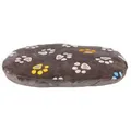 Weiteres Produktbild Ovales Kissen JIMMY, grau mit Füßen 80 x 50 cm