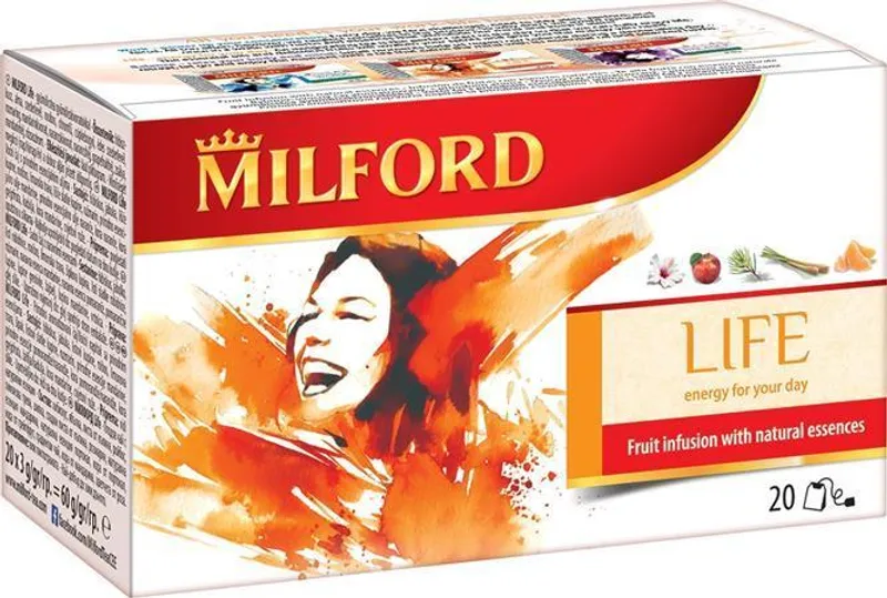 Hauptbild des Produkts Ovocný čaj "Life Essences". 20x3 g, MILFORD