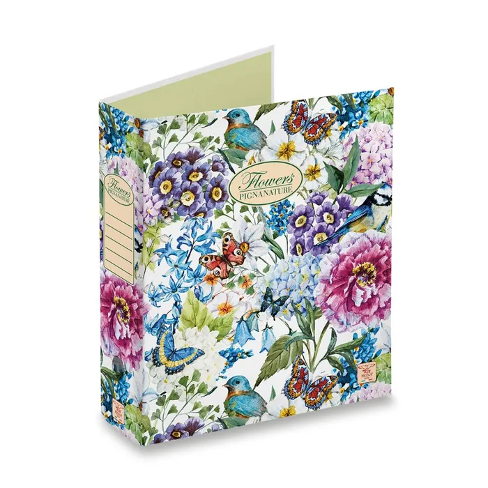 Hauptbild des Produkts Pákový pořadač Pigna Nature Flowers A4, 80 mm, mix motivů