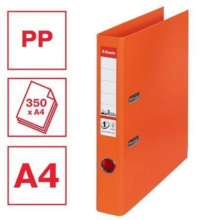 Hauptbild des Produkts Pákový pořadač "Standard", ochranné spodní kování, oranžová, 50 mm, A4, PP, ESSELTE